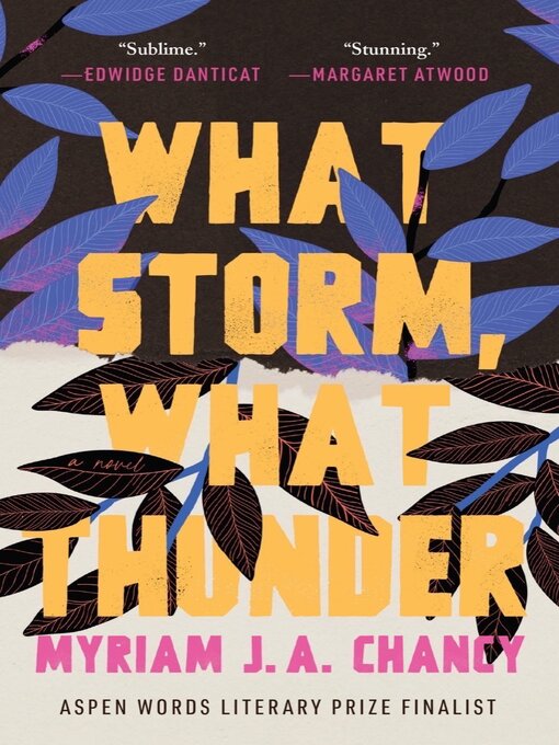 Title details for What Storm, What Thunder by Myriam JA Chancy - Wait list